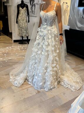 Galia Lahav Fabiana Bridal Gown with custom veil